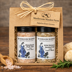 Gourmet Finishing Salts with Lion's Mane Mushrooms 2-GIFT PACK