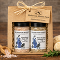Gourmet finishing salts gift pack with Lion's Mane mushrooms