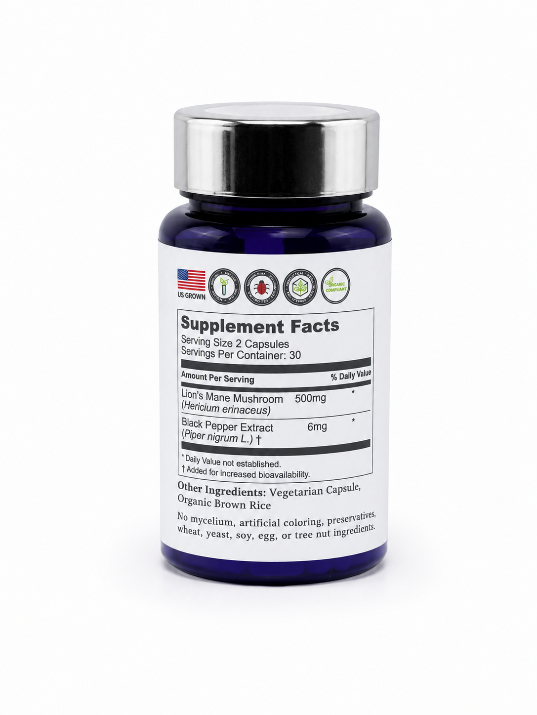 Lion's Mane Mushroom Capsules