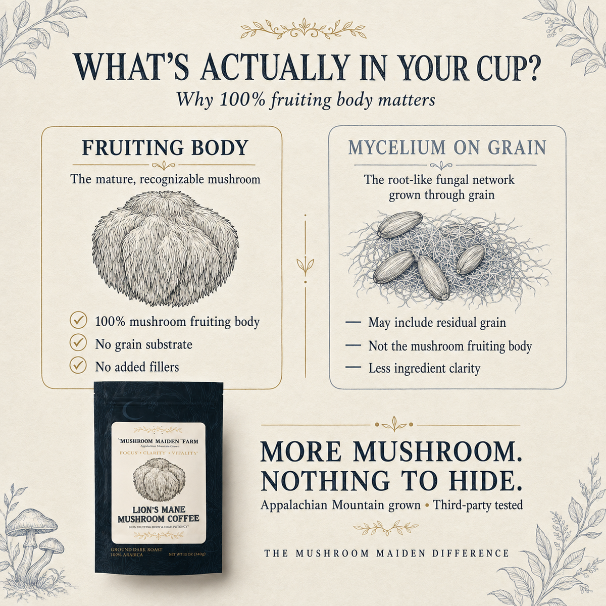 Lion's Mane Mushroom Coffee