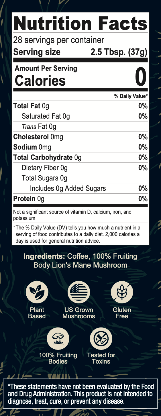 Lion's Mane Mushroom Coffee