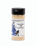 Thai Ginger gourmet finishing sea salt with Lion's Mane mushrooms jar